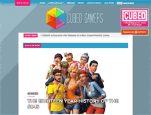 Tablet Screenshot of cubedgamers.com